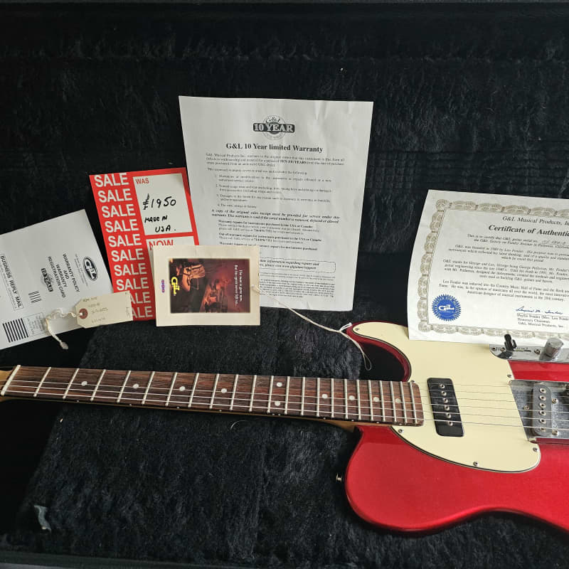 2010 G&L Asat Classic Custom Pearlescent candy apple red - £1450 used Guitar