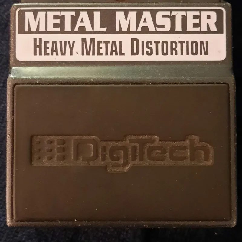 used 2000s DigiTech Metal Master Heavy Metal Distortion Black Metallic - Effect Pedal