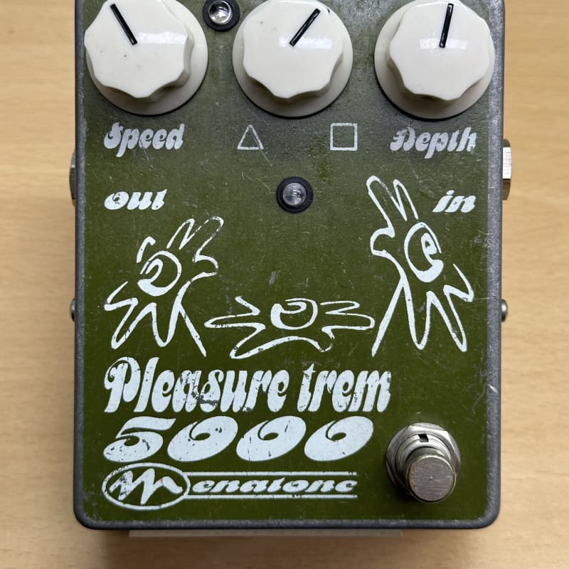 used 2010s Menatone Pleasure Trem 5000 Green - Effect Pedal