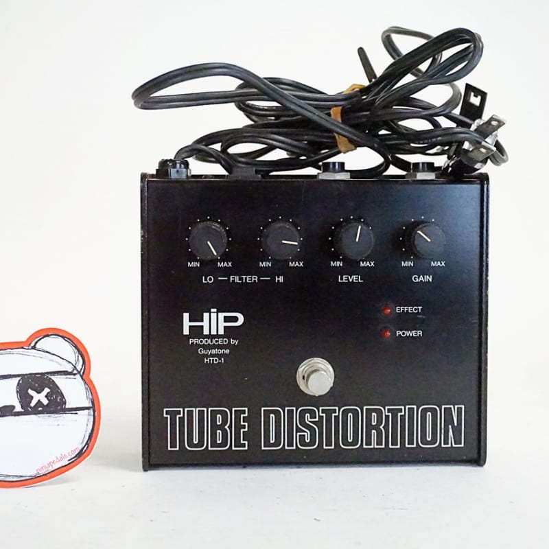 used 1980s Guyatone Hip HTD-1 Tube Distortion Black - Effect Pedal