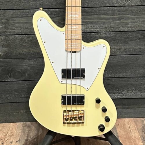 ESP ESP LTD GB-4 4-String Vintage White Electric Bass Guitar ... -           Bass Guitar