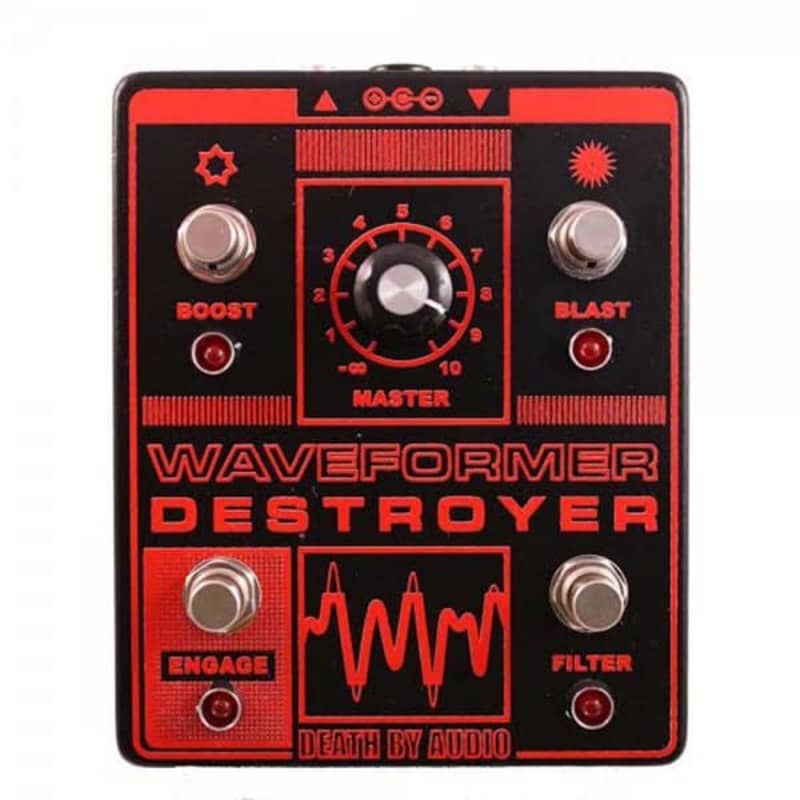 new 2022 Death By Audio Waveform Destroyer Black & Red - Effect Pedal