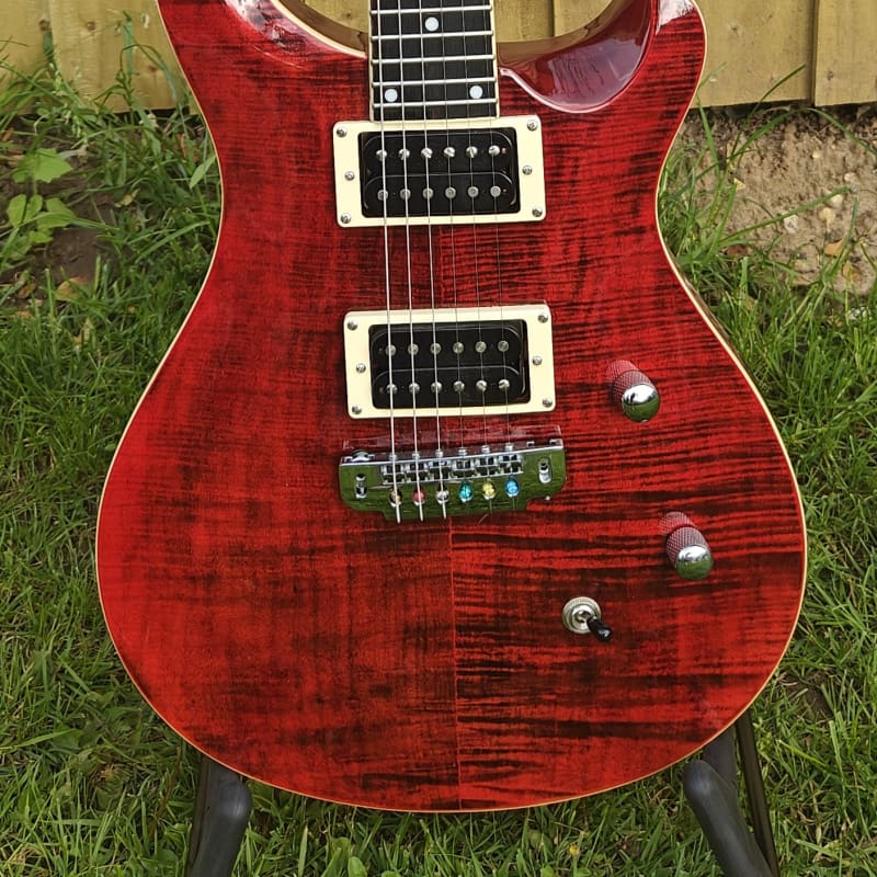 2020 Harley Benton CST-24 Black Cherry Flame DLX - £260 used Guitar