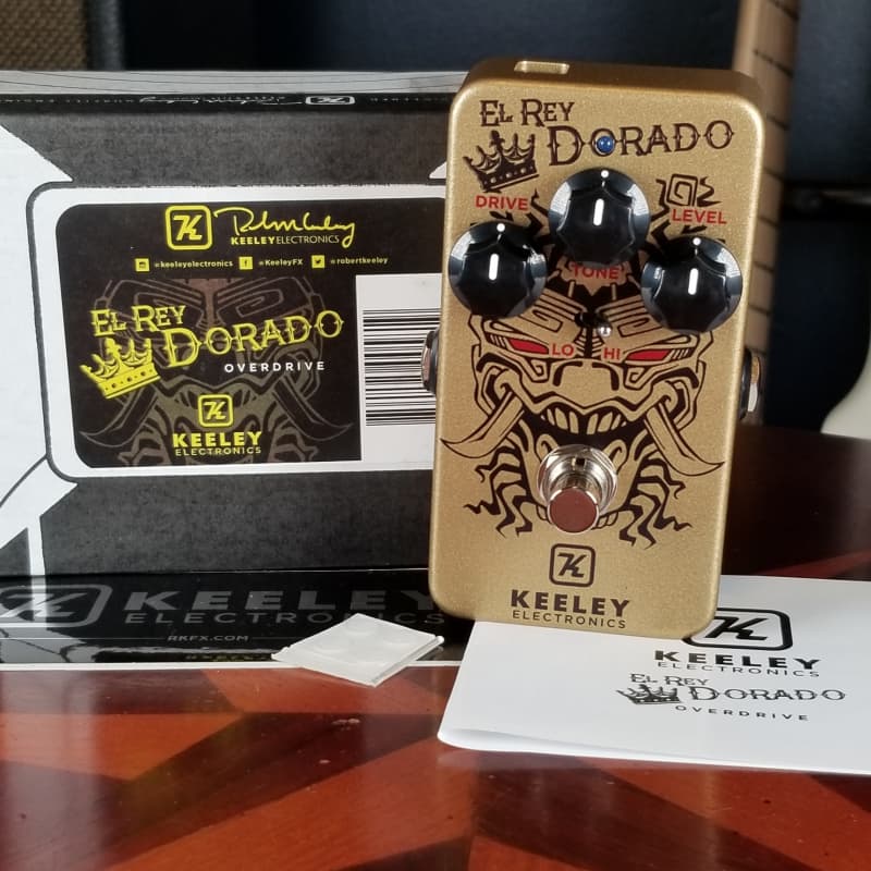 used 2018 Keeley El Rey Dorado Gold - Effect Pedal