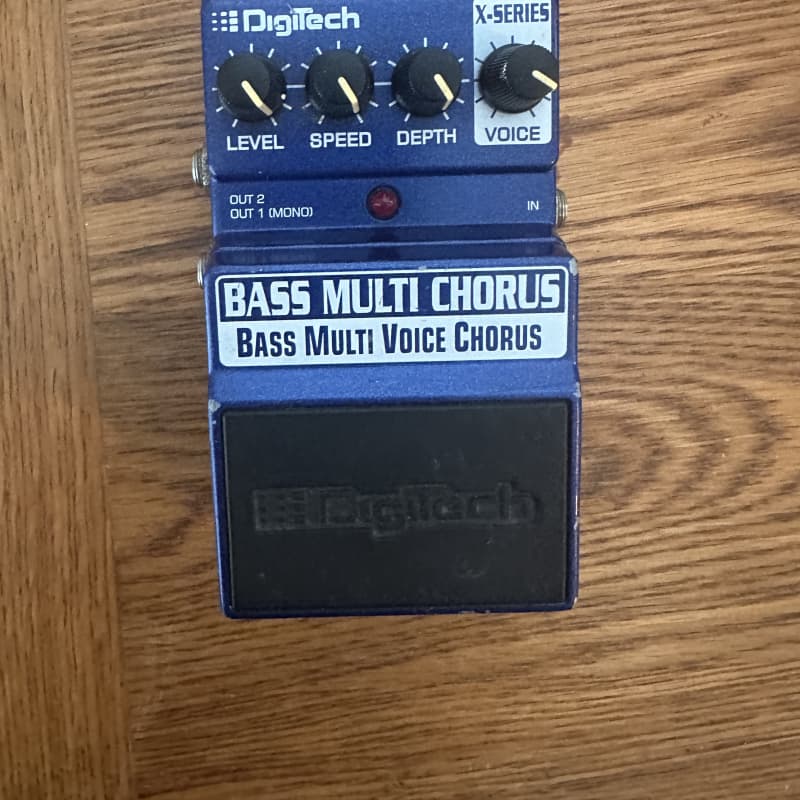 used 2000s DigiTech X-Series Bass Multi Chorus Blue - Effect Pedal