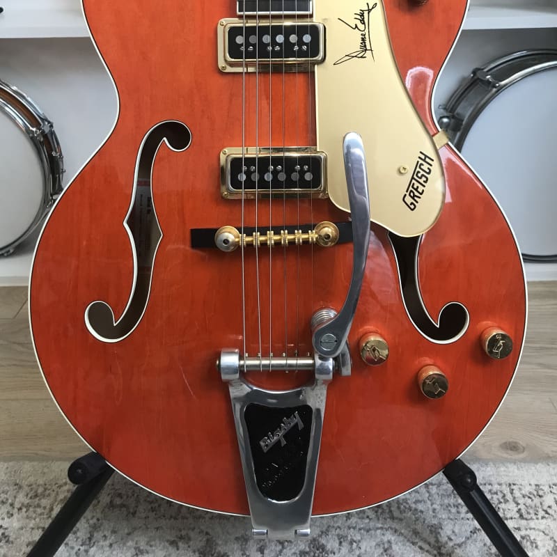 1997 Gretsch G6120DE Desert Sunrise Orange - £2499 used Guitar