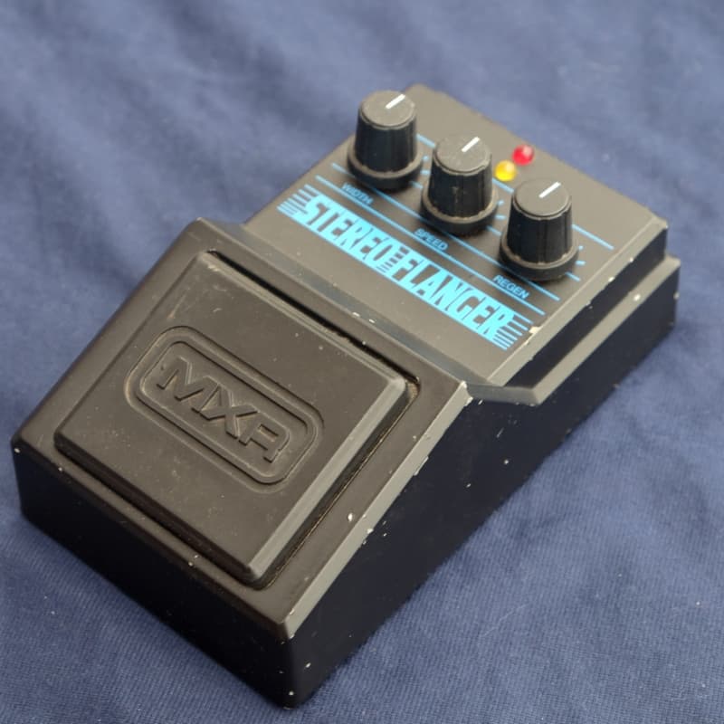 used 1982 - 1984 MXR M-203 Stereo Flanger Black - Effect Pedal