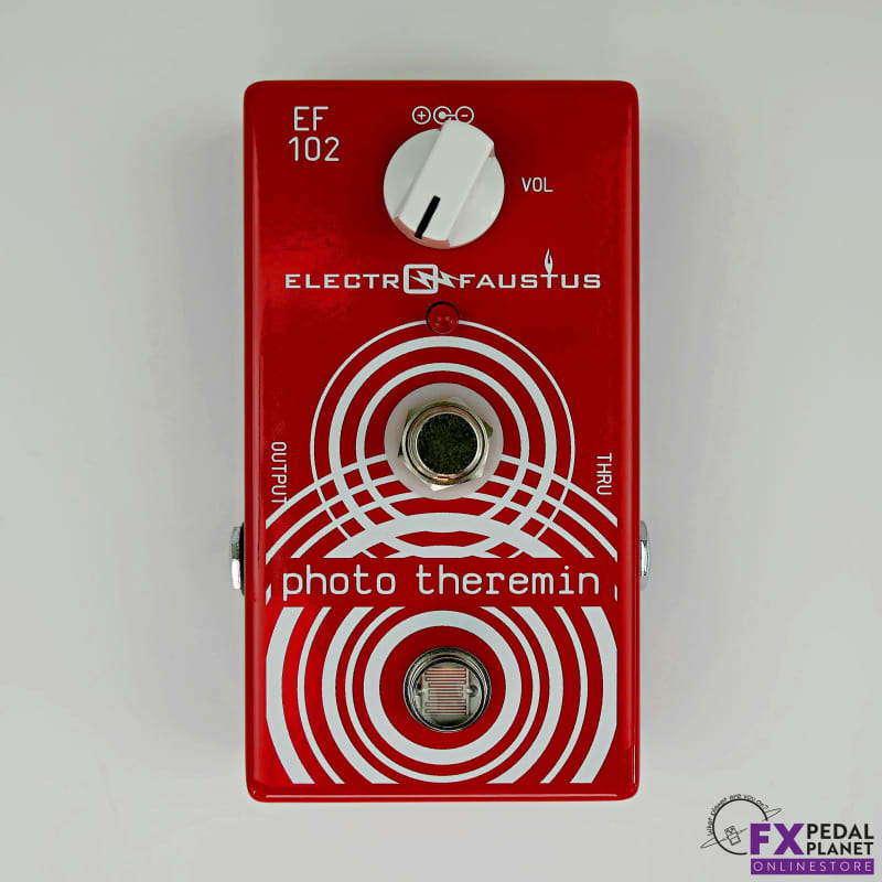 new 2022 Electro Faustus Photo Theremin Red - Effect Pedal