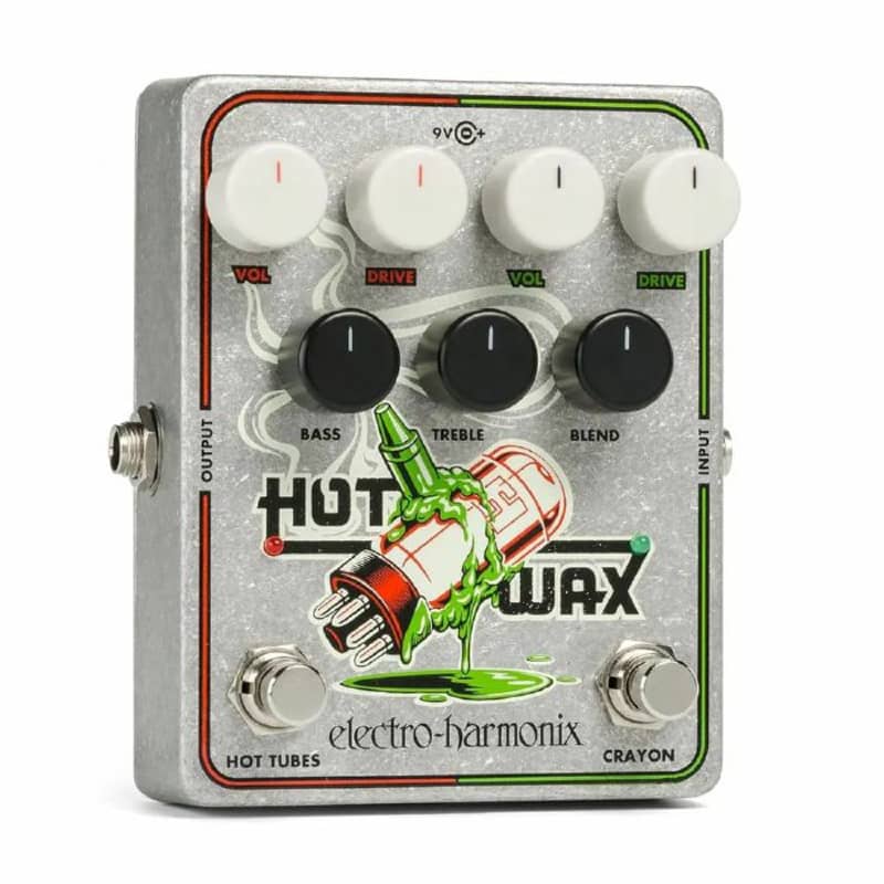 new Electro-Harmonix Electro Harmonix Hot Wax Overdrive Pedal Dual - Effect Pedal