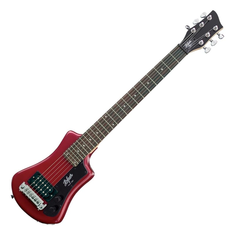 2010s Hofner Series Shorty Travel/Mini Electric Guitar Red - £145 new Guitar