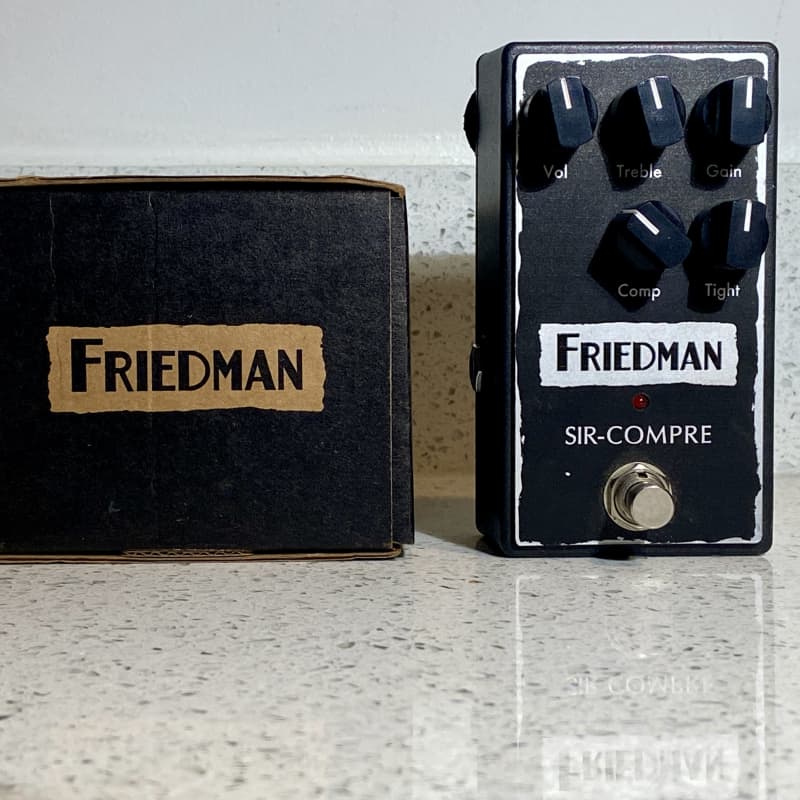 used ~2020 Friedman Sir-Compre Optical Compressor with Overdrive Black - Effect Pedal