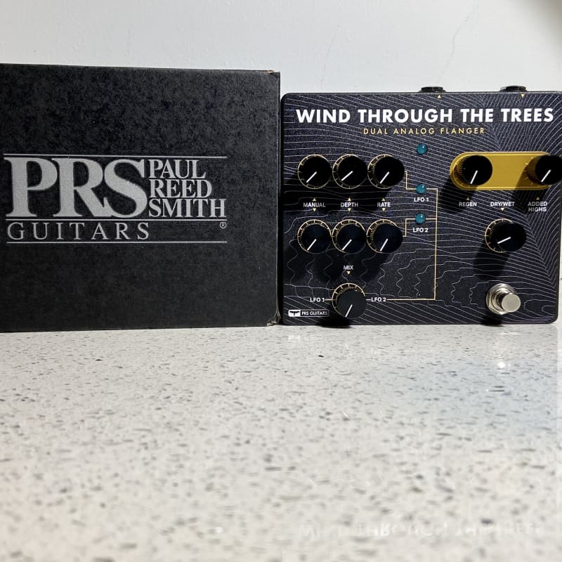 used ~2020 PRS Wind Through the Trees Dual Analog Flanger Black - Effect Pedal