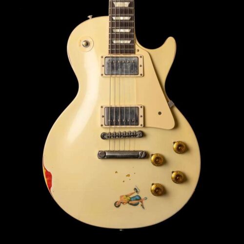 2017 Gibson Les Paul Standard 1958 "Painted Over" Classic Whit... -         Les Paul