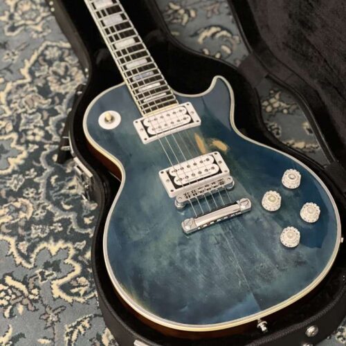 2001 Gibson Les Paul Custom Blue Refinish -         Les Paul