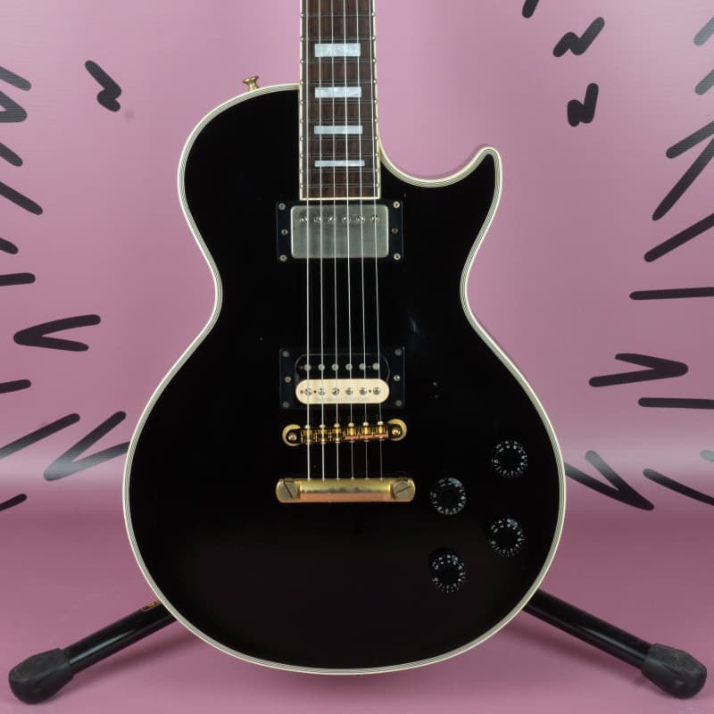 1990's Edwards E-LP-95C Ken Yokoyama Ebony - £850 used Guitar