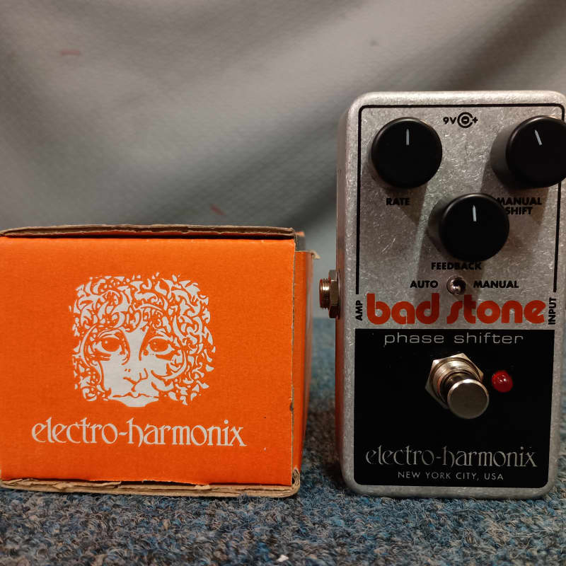 used 2015 - Present Electro-Harmonix Bad Stone Phase Shifter Black ... - Effect Pedal