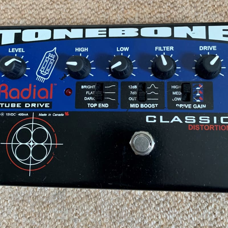 used 2010s Radial Radial Tonebone Classic Distortion Black - Effect Pedal