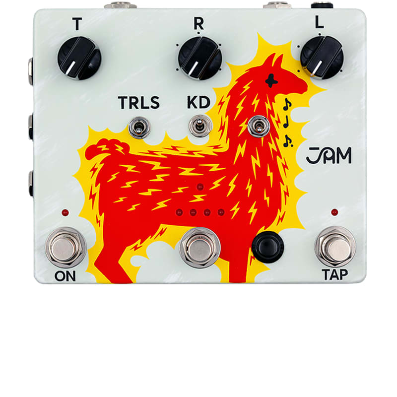 new 2020 - 2021 JAM Pedals Delay Llama Xtreme White - Effect Pedal