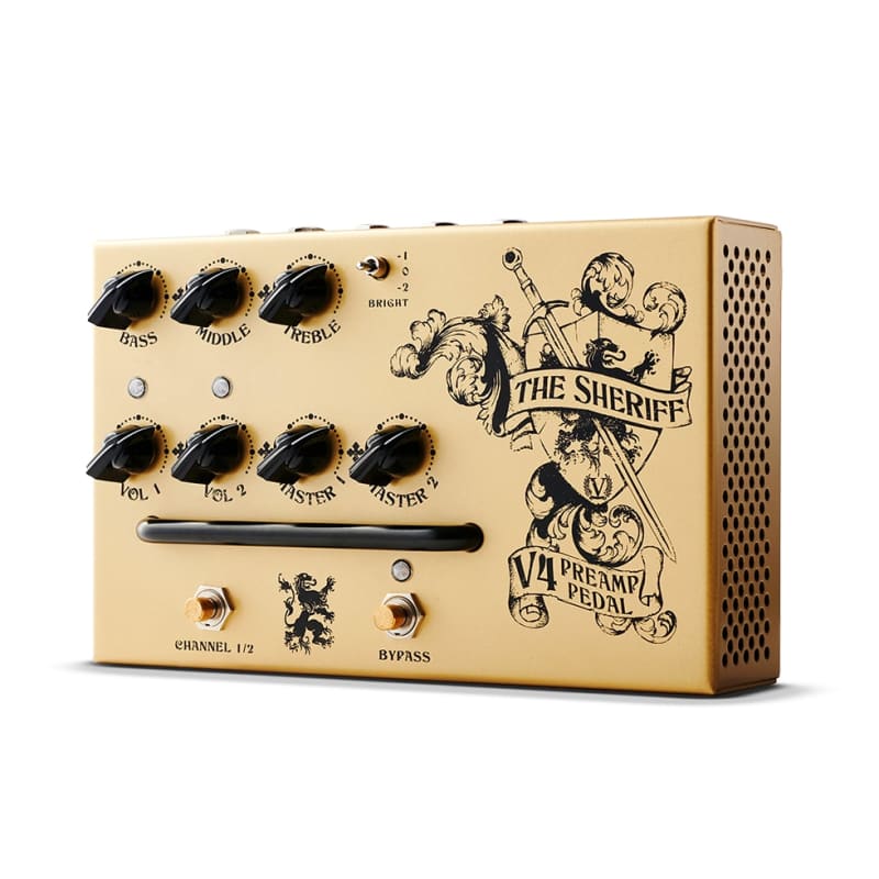 new 2023 - Present Victory Amps V4 The Sheriff Preamp Gold - Effect Pedal