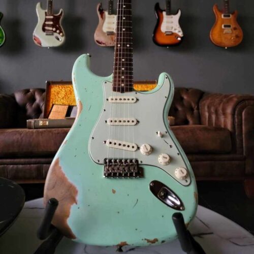 Fender Stratocaster 1962 Custom Shop '62 Heavy Relic Surf Green -       Custom Shop Stratocaster