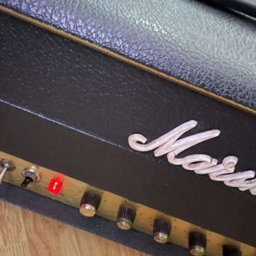 1973 Marshall JMP 1987 2-Channel 50-Watt Guitar Amp Head Black -         Vintage Amplifier