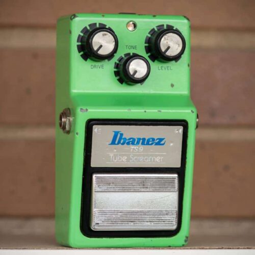 used 1981 - 1982 Ibanez TS9 Tube Screamer (Black Label) Green - Effect Pedal