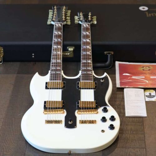 2006 Gibson Custom Shop EDS-1275 Double-Neck SG Alpine White -       Custom Shop