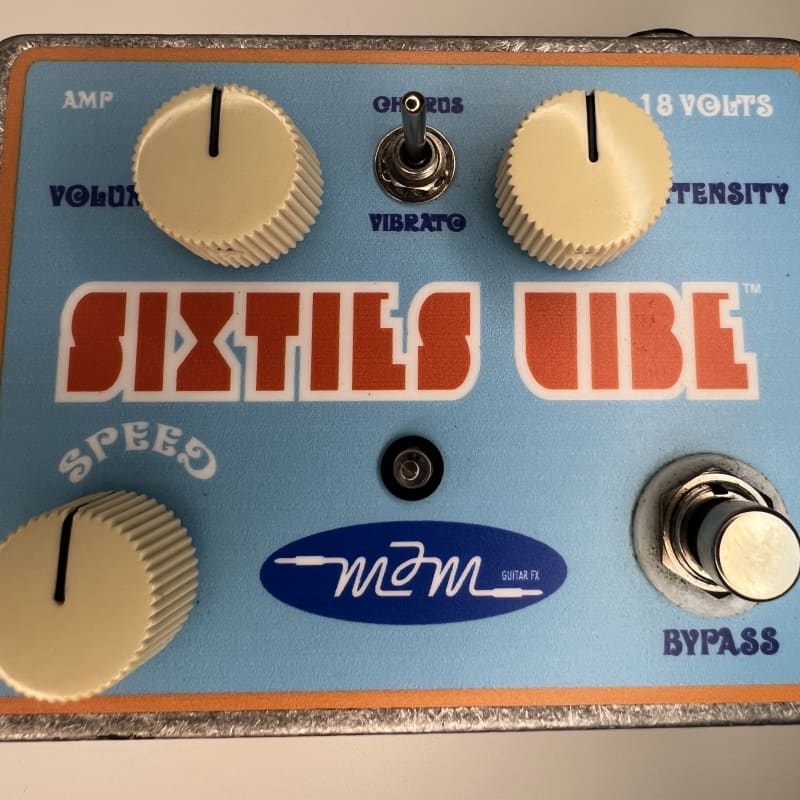 used 2010s MJM Guitar FX Sixties Vibe Blue - Effect Pedal