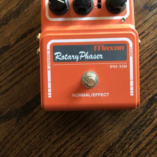 used 1980s Maxon PH-350 Rotary Phaser Orange - Effect Pedal