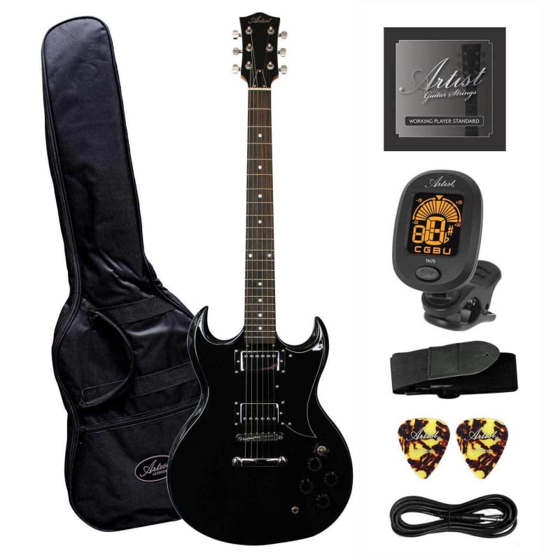 Artist Artist AG1 Electric Guitar with Accessories Black - £139 new Guitar