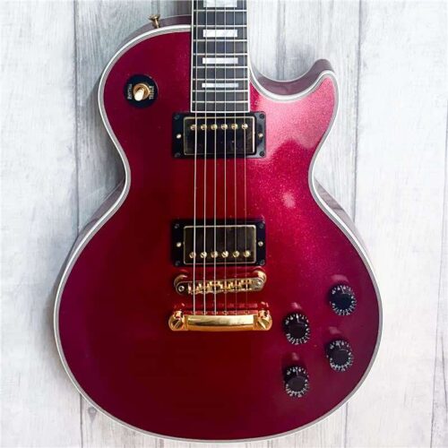 Gibson Gibson Custom Shop M2M Les Paul Custom Pink Sparkle, Se... - £5999 used Guitar