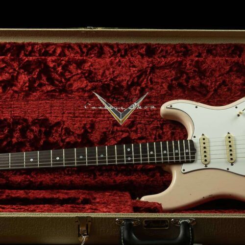 2021 Fender Custom Shop Stratocaster Aged Shell Pink -       Custom Shop Stratocaster