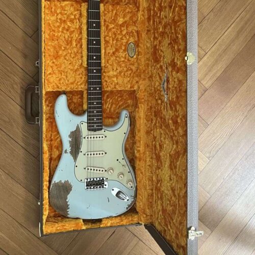 2021 Fender Fender Customshop 63 Stratocaster Relic Sonic Blue -        Stratocaster