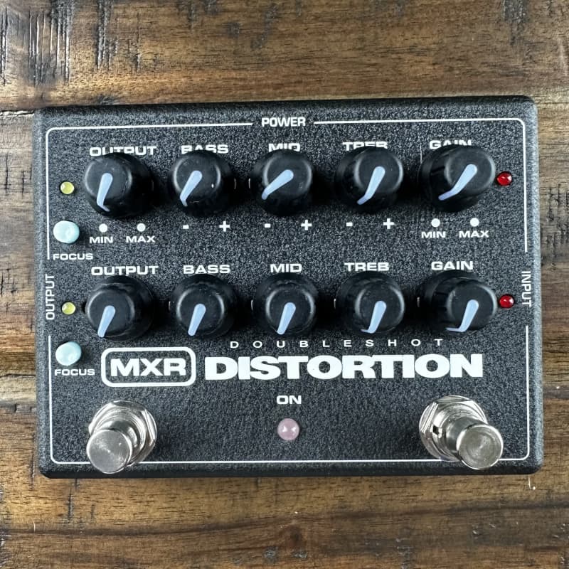 used MXR Doubleshot Distortion Black - Effect Pedal