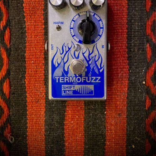 used 2015 Shift Line Termofuzz Silver and Blue - Effect Pedal