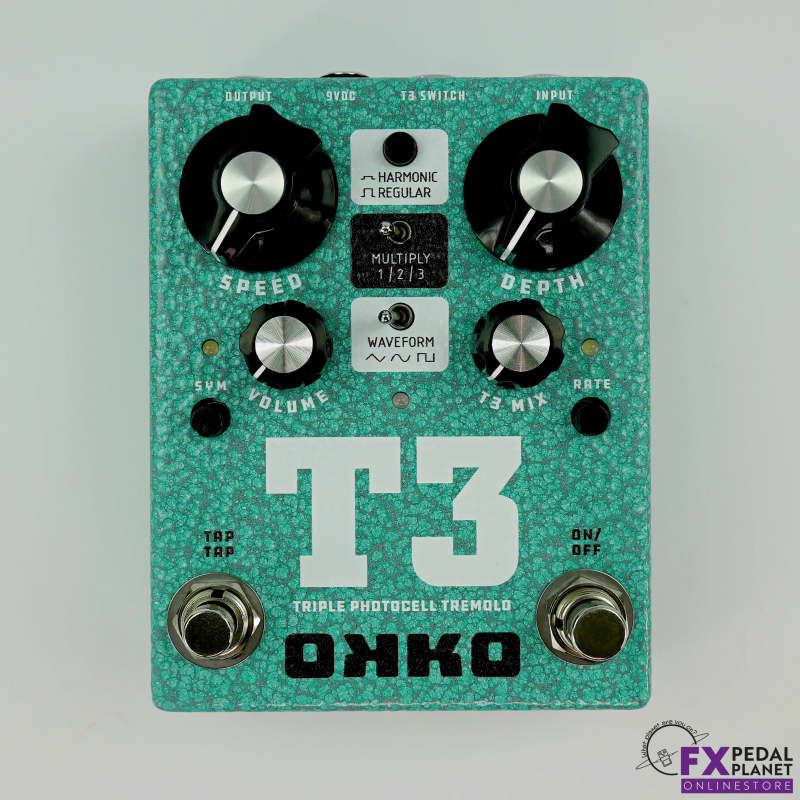 new 2023 OKKO T3 Teal Green - Effect Pedal