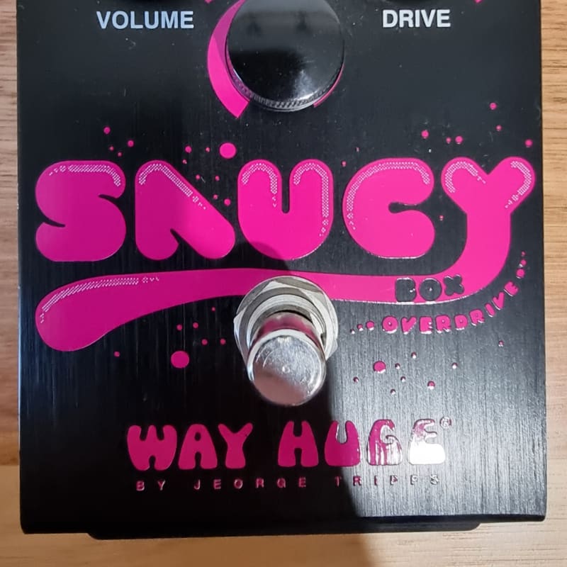 used 2015 - 2019 Way Huge WHE205 Saucy Box Overdrive Black / Pink - Effect Pedal