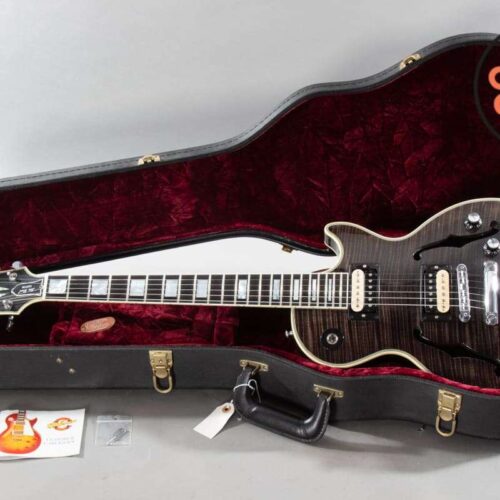 1997 Gibson Custom Shop Les Paul Custom Florentine Trans Black -       Custom Shop  Les Paul