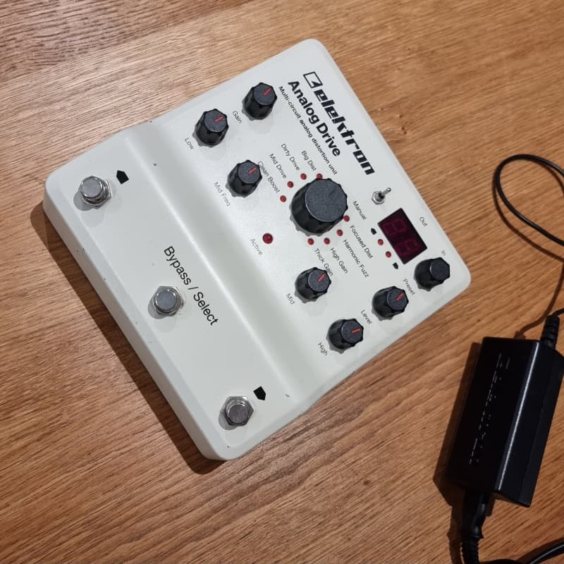 used 2010s Elektron Analog Drive White - Effect Pedal