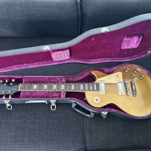 1970 Gibson Les Paul Deluxe Goldtop Gold -         Les Paul