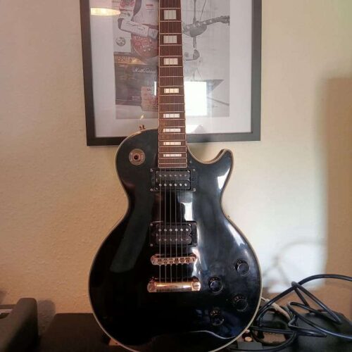 1989 - 2012 Epiphone Les Paul Custom Ebony -         Les Paul