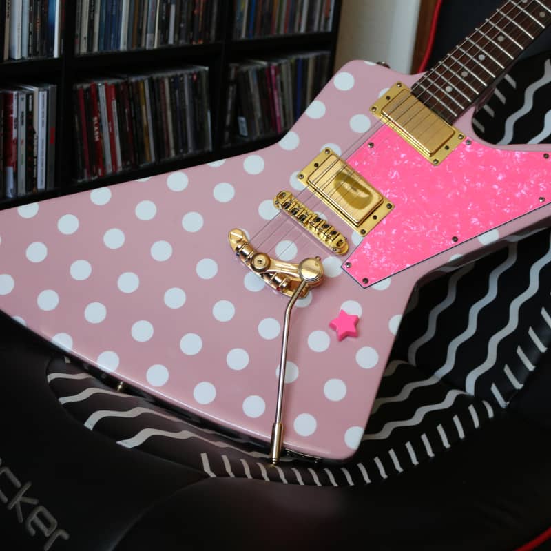 2023 No Name "Sweet Little Sixteen" Pink Polka Dot - £950 used Guitar