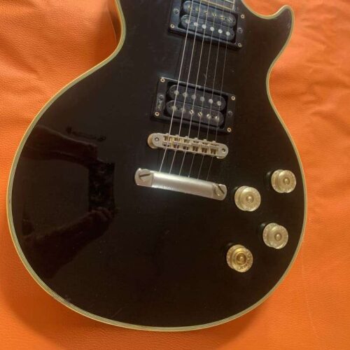 1991 Burny Les Paul Custom RLC 70 Black -         Les Paul