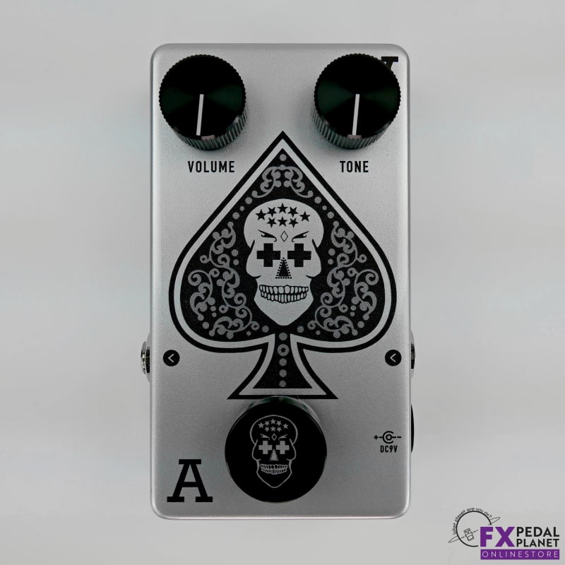 new 2023 Flattley Guitar Pedals The Ace Grey and Black - Effect Pedal