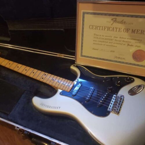 1979 Fender stratocaster Silver Metallic -        Stratocaster