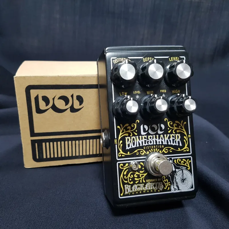 used 2010s DOD Boneshaker Signature Designer Distortion Black / Gra... - Effect Pedal