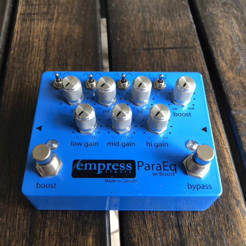 used 2010s Empress ParaEQ with Boost Blue - Effect Pedal