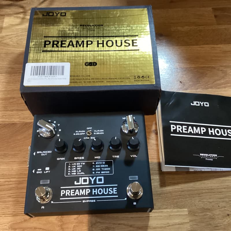 used 2020 Joyo R-Series R-15 Preamp House Black – Effect Pedal