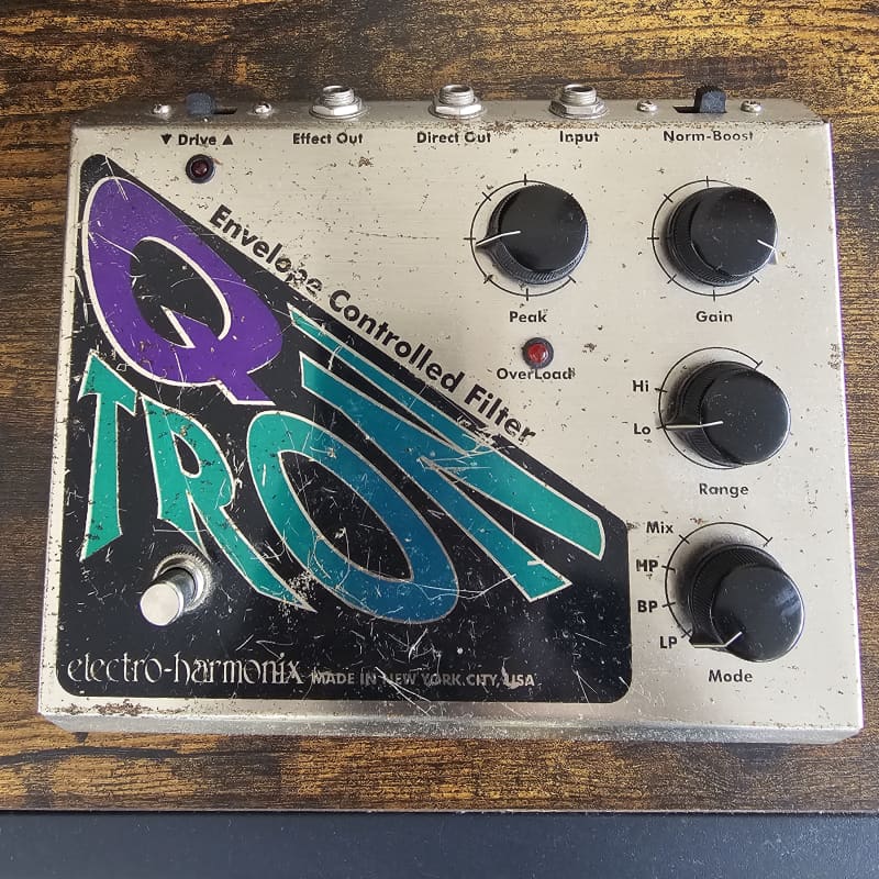 used 1990s Electro-Harmonix Q-Tron Envelope Filter Silver / Black /... - Effect Pedal