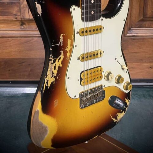 2022 Fender Custom Shop Alley Cat Stratocaster Relic Sunburst -       Custom Shop Stratocaster